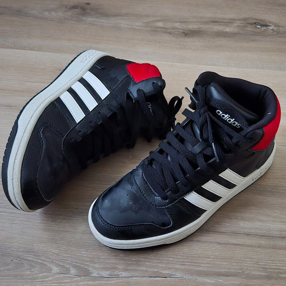 Black White & Red Adidas